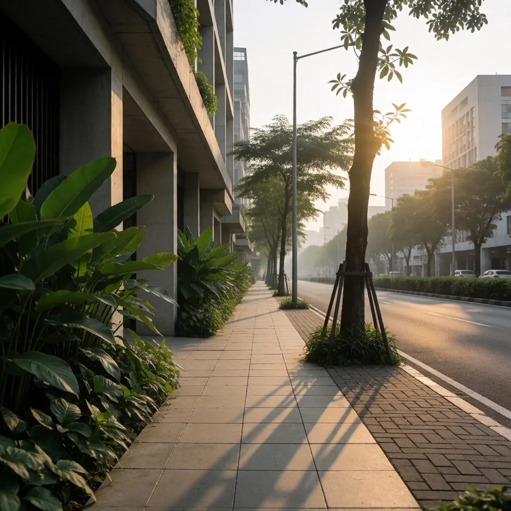 Kuningan, Jakarta Selatan at early morning
