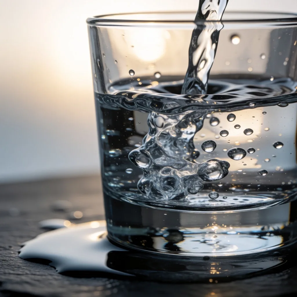 Hydration and water surface
